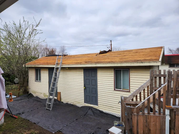 Toiture avant les travaux